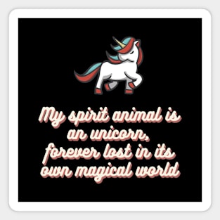 Unicorn Infj MBTI Magnet